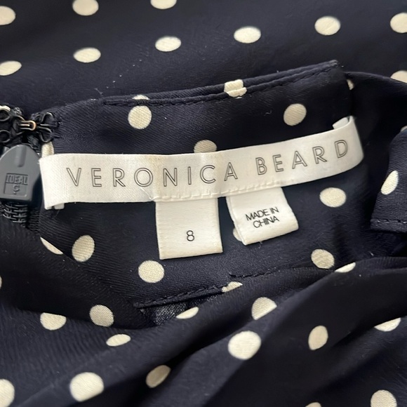 Veronica beard Navy Blue polka dot. - Picture 6 of 13